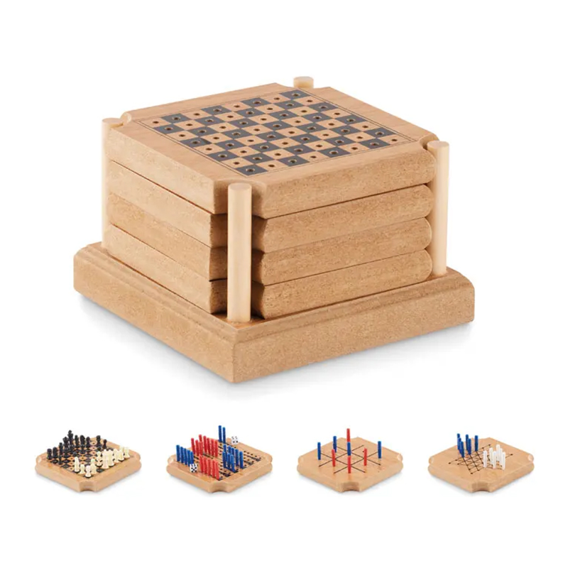 Coaster set with games - Image 2